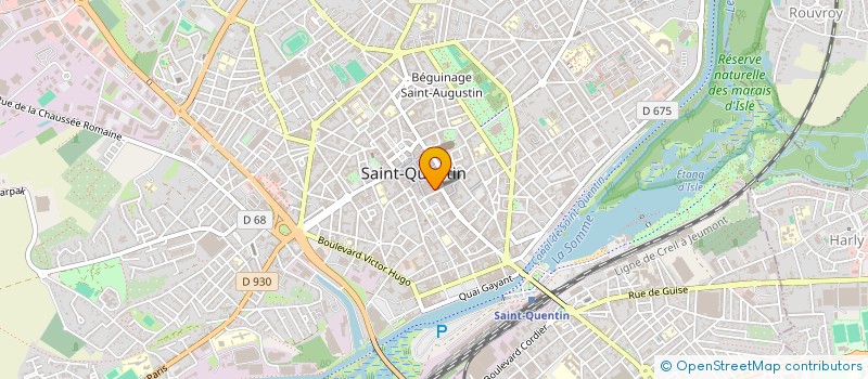 localisation de l'entreprise LES PEPITES DE CLAPETTE VI à SAINT-QUENTIN