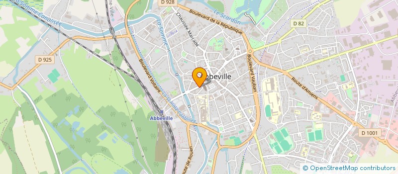 localisation de l'entreprise LES PEPITES DE LYDIE à ABBEVILLE