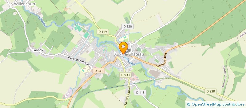 localisation de l'entreprise LES PEPITES DE ROMMY à AUXI-LE-CHATEAU