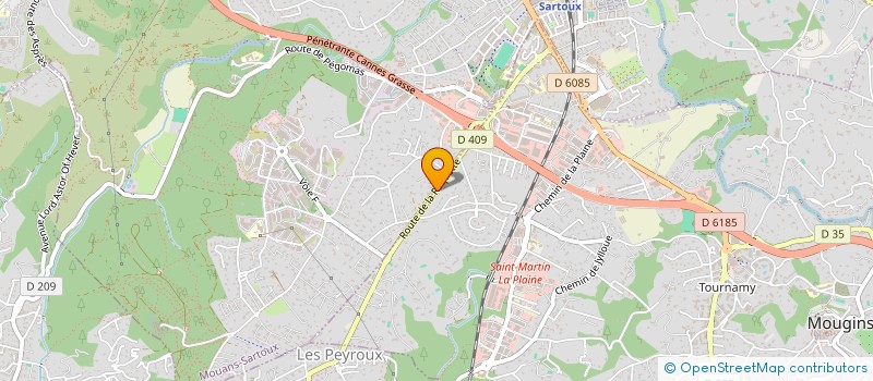 localisation de l'entreprise LES PEPITES DU FROMAGER à MOUGINS