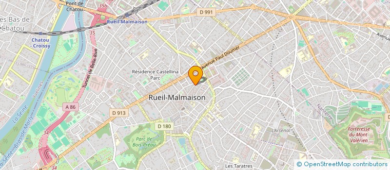 localisation de l'entreprise LES PEPITES DU PORTUGAL à RUEIL-MALMAISON