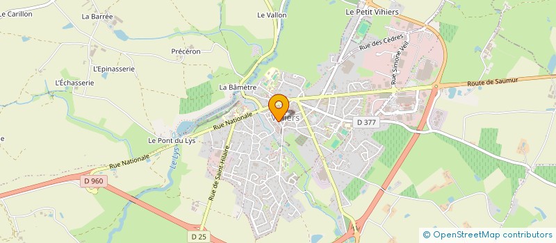 localisation de l'entreprise LES PEPITES VINTAGE à LYS-HAUT-LAYON