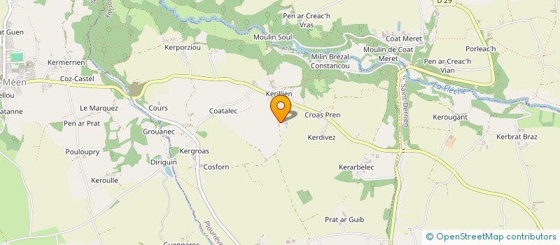 localisation de l'entreprise LES PEPOUZES  PLOUNEVENTER