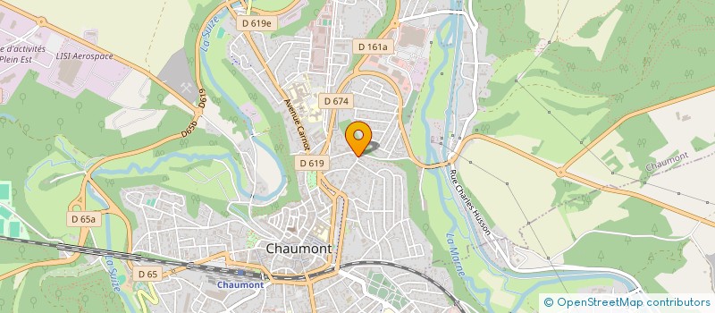localisation de l'entreprise LES PERCE-NEIGE à CHAUMONT