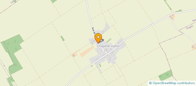 localisation de l'entreprise LES PERCHES  CHAPELLE-VALLON