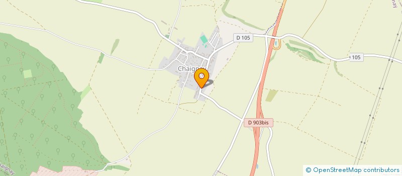 localisation de l'entreprise LES PERDREAUX  CHAIGNAY