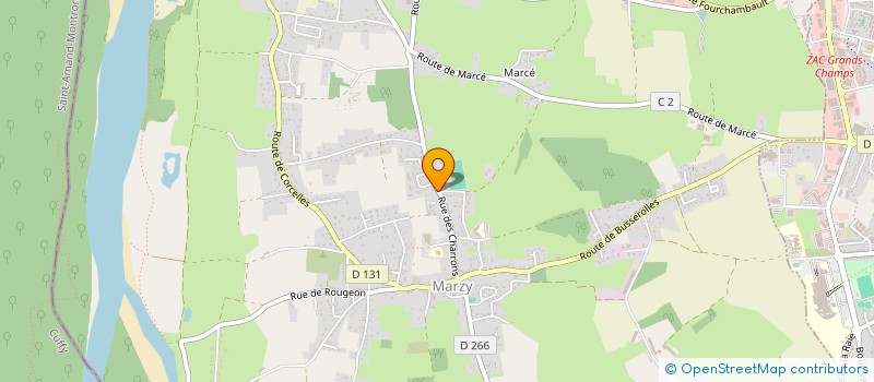 localisation de l'entreprise LES PERES JACQUES à MARZY