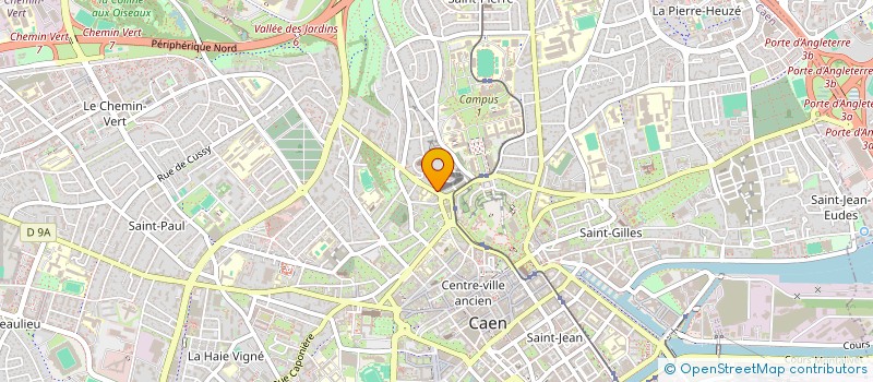 localisation de l'entreprise LES PERES LA POUQUE à CAEN