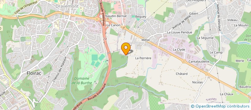 localisation de l'entreprise LES PERICS  TRESSES