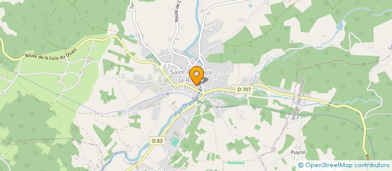 localisation de l'entreprise LES PERIGOURDINES  SAINT-PARDOUX-LA-RIVIERE