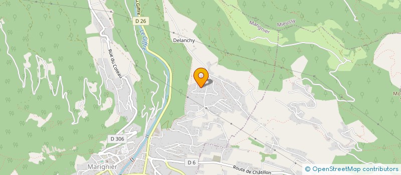 localisation de l'entreprise LES PERLES  MARIGNIER