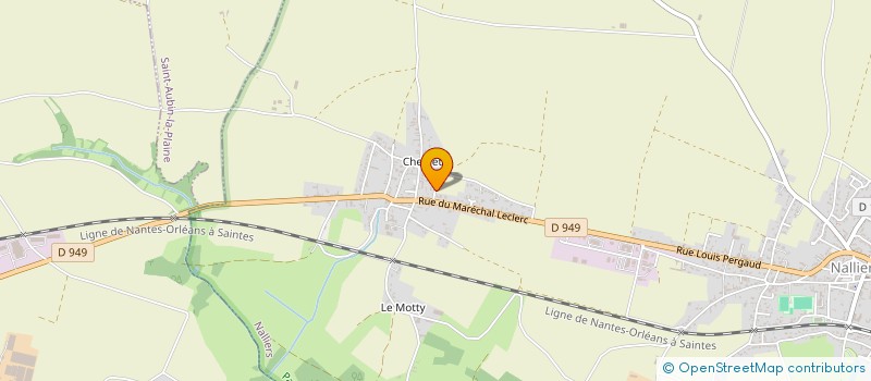 localisation de l'entreprise LES PERLES  NALLIERS