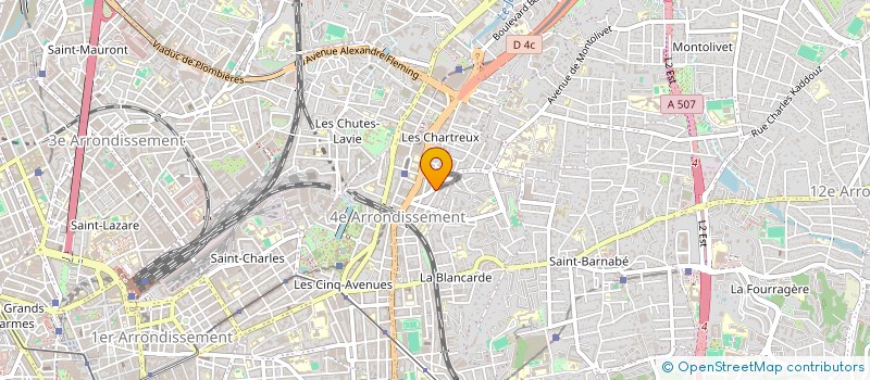 localisation de l'entreprise LES PERLES CACHEES à MARSEILLE