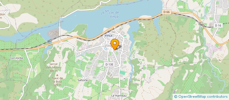 localisation de l'entreprise LES PERLES CATALANES  VINCA