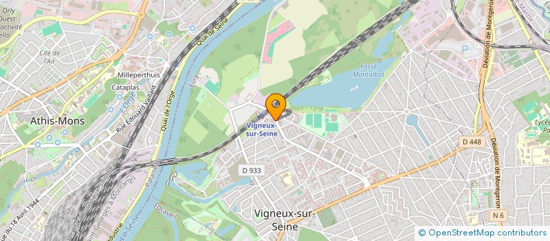 localisation de l'entreprise LES PERLES D'AFRIQUE DE L'OUEST à VIGNEUX-SUR-SEINE