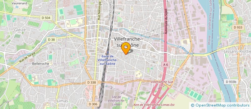 localisation de l'entreprise LES PERLES DE ED  VILLEFRANCHE-SUR-SAONE