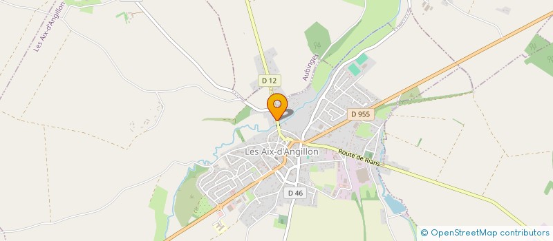 localisation de l'entreprise LES PERLES DE L'ATLANTIQUE  LES AIX-D'ANGILLON