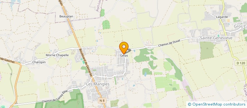 localisation de l'entreprise LES PERLES DE MANGLES à PETIT-CANAL