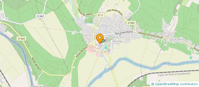 localisation de l'entreprise LES PERLES DE SAINT JEAN à CHARLY-SUR-MARNE