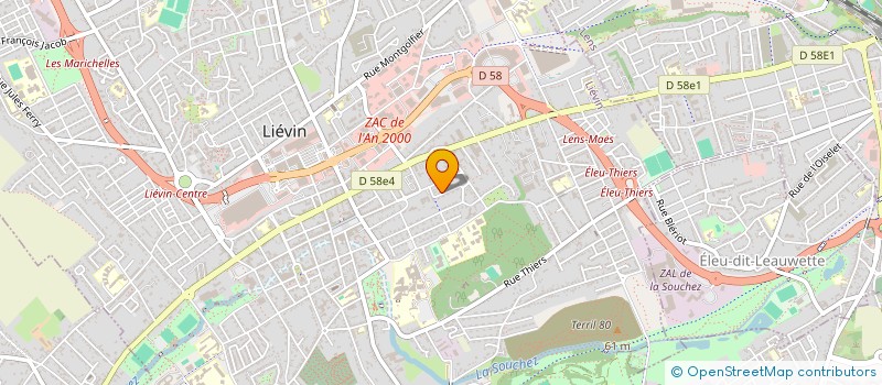 localisation de l'entreprise LES PERLES DU FASO à LIEVIN