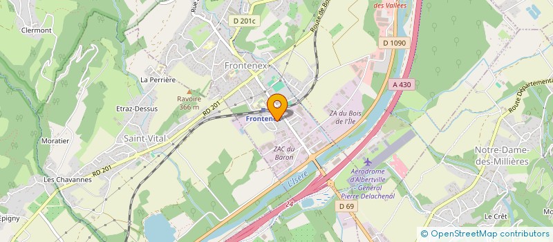 localisation de l'entreprise LES PERLES DU VOLANT  FRONTENEX