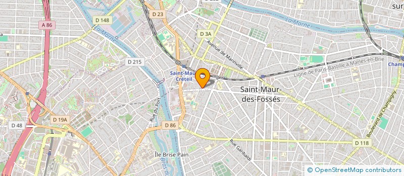 localisation de l'entreprise LES PERLOTTES à SAINT-MAUR-DES-FOSSES