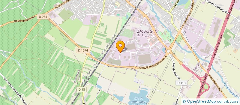 localisation de l'entreprise LES PERRIERES à BEAUNE