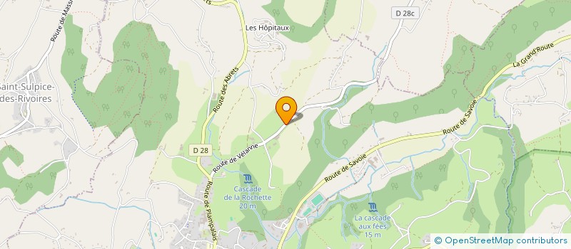 localisation de l'entreprise LES PERRINS  SAINT-GEOIRE-EN-VALDAINE