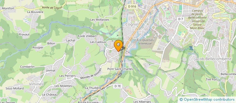 localisation de l'entreprise LES PERROQUETS EN COLERE PADEL TEAM  COGNIN