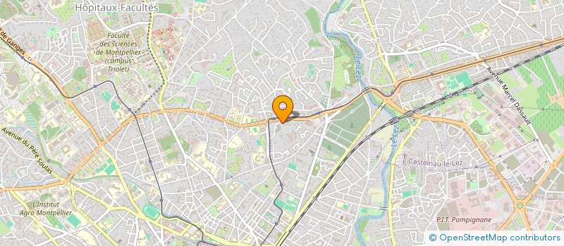 localisation de l'entreprise LES PERSEIDES à MONTPELLIER