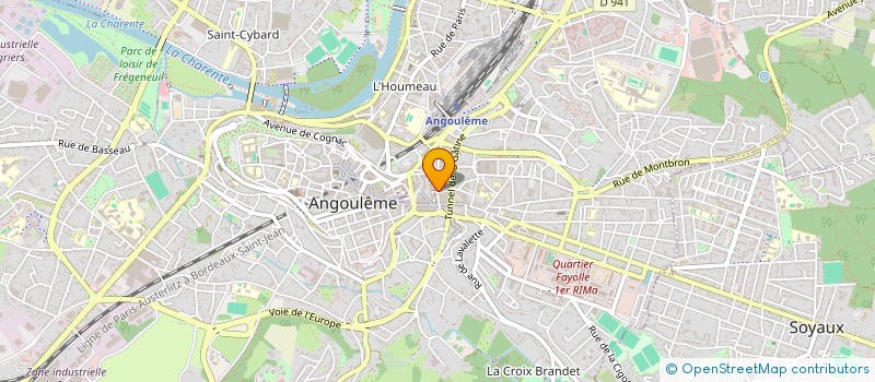 localisation de l'entreprise LES PERSONNELS DU HANDICAP DE LA COHESION SOCIALE ET DU SECRETARIAT à ANGOULEME