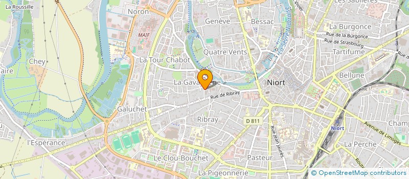 localisation de l'entreprise LES PERSONNES D ICI ET D AILLEURS à NIORT