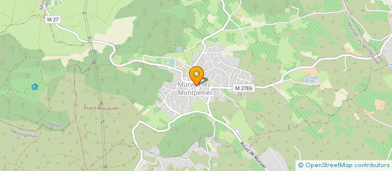 localisation de l'entreprise LES PERTUS  MURVIEL-LES-MONTPELLIER