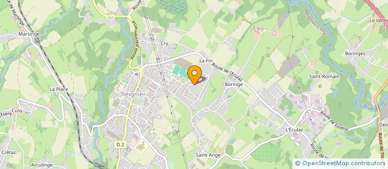 localisation de l'entreprise LES PERVENCHES à REIGNIER-ESERY