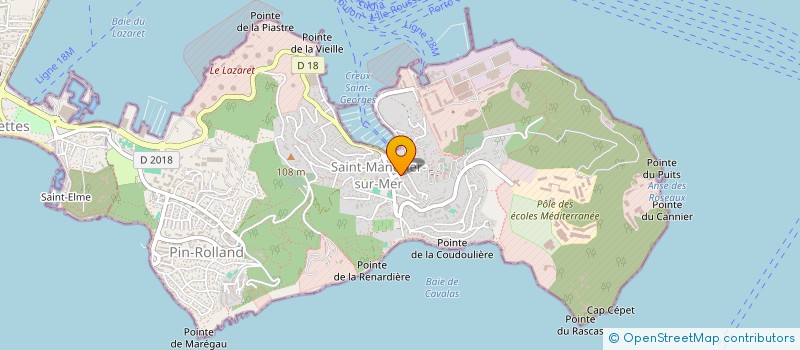 localisation de l'entreprise LES PESCADOUS DU CREUX ST GEORGES ( LPCG ) à SAINT-MANDRIER-SUR-MER