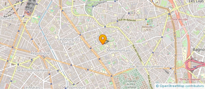 localisation de l'entreprise LES PESTACLES DE NINOU  PARIS