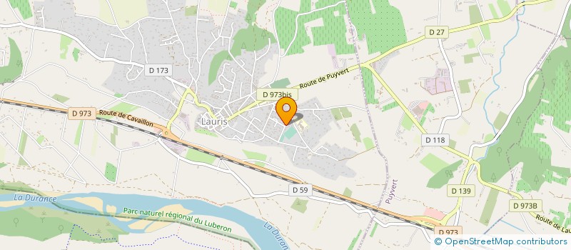 localisation de l'entreprise LES PETANQUEURS LAURISIENS  LAURIS