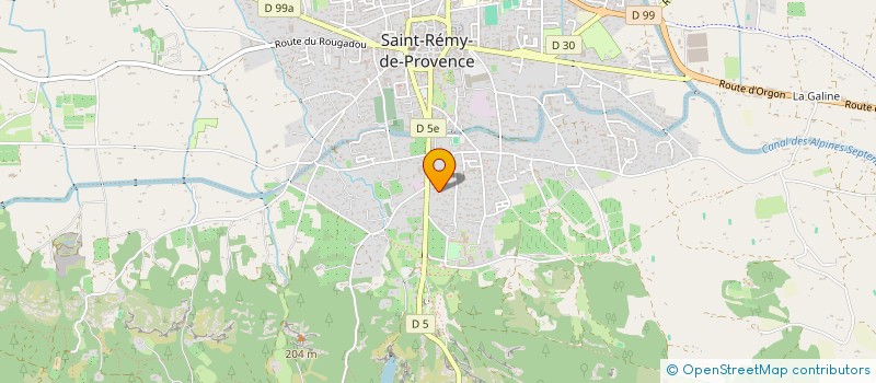 localisation de l'entreprise LES PETHUNIAS  SAINT-REMY-DE-PROVENCE