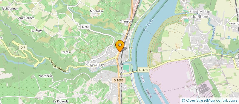 localisation de l'entreprise LES PETILLANTES EN 4L  CHAVANAY