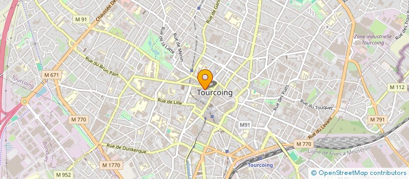 localisation de l'entreprise LES PETITES ABEILLES à TOURCOING
