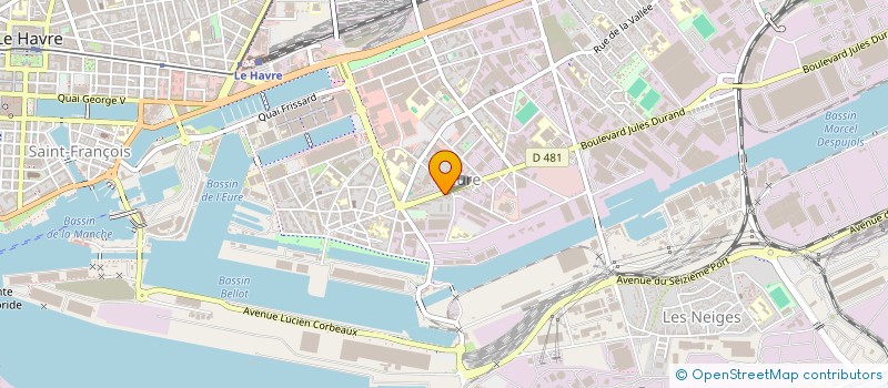 localisation de l'entreprise LES PETITES ABEILLES à LE HAVRE