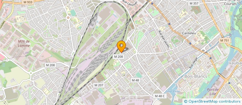 localisation de l'entreprise LES PETITES AFFAIRES  LILLE