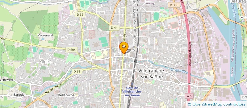 localisation de l'entreprise LES PETITES ALCHIMIES  VILLEFRANCHE-SUR-SAONE