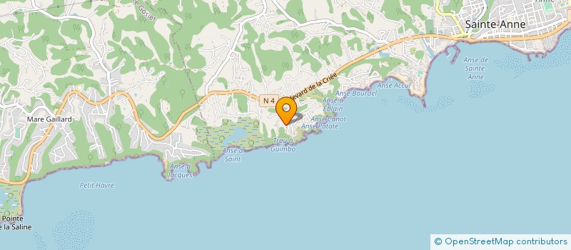 localisation de l'entreprise LES PETITES ANTILLES à SAINTE-ANNE