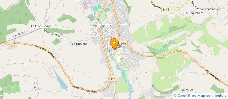 localisation de l'entreprise LES PETITES BETES à VIMOUTIERS