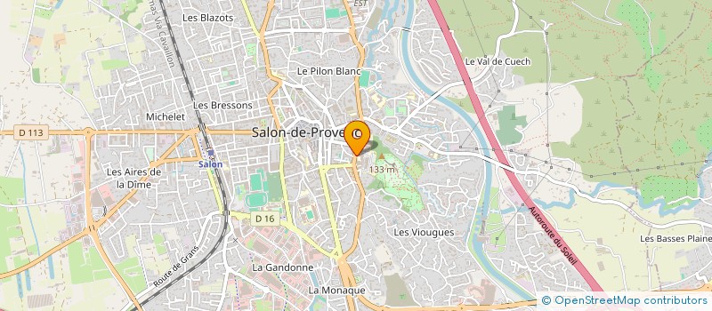 localisation de l'entreprise LES PETITES BLOUSES BLANCHES  SALON-DE-PROVENCE