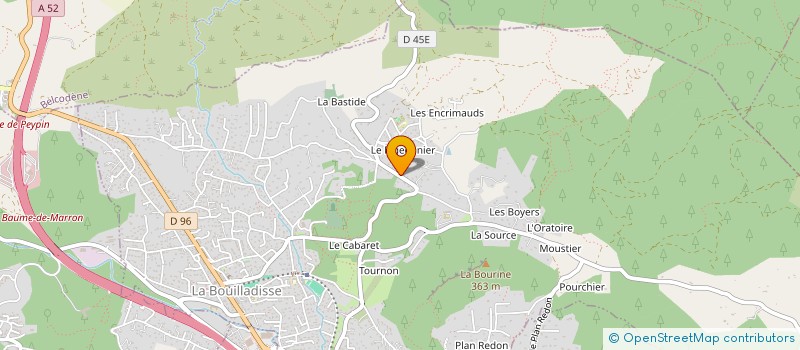 localisation de l'entreprise LES PETITES BOUILLES  LA BOUILLADISSE