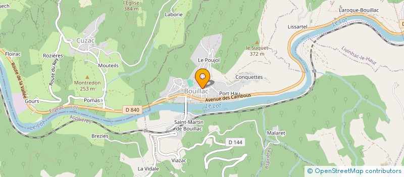 localisation de l'entreprise LES PETITES BOUILLES DE BOUILLAC à BOUILLAC