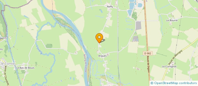 localisation de l'entreprise LES PETITES BRANCHES  BAUGY