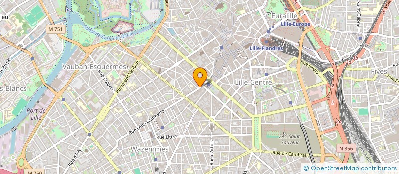 localisation de l'entreprise LES PETITES BRIQUES à LILLE